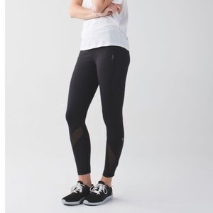 Lululemon Black Inspire Tight II - Size 0